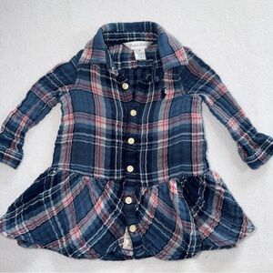 Ralph Lauren Baby Girls Plaid Dress / Tunic